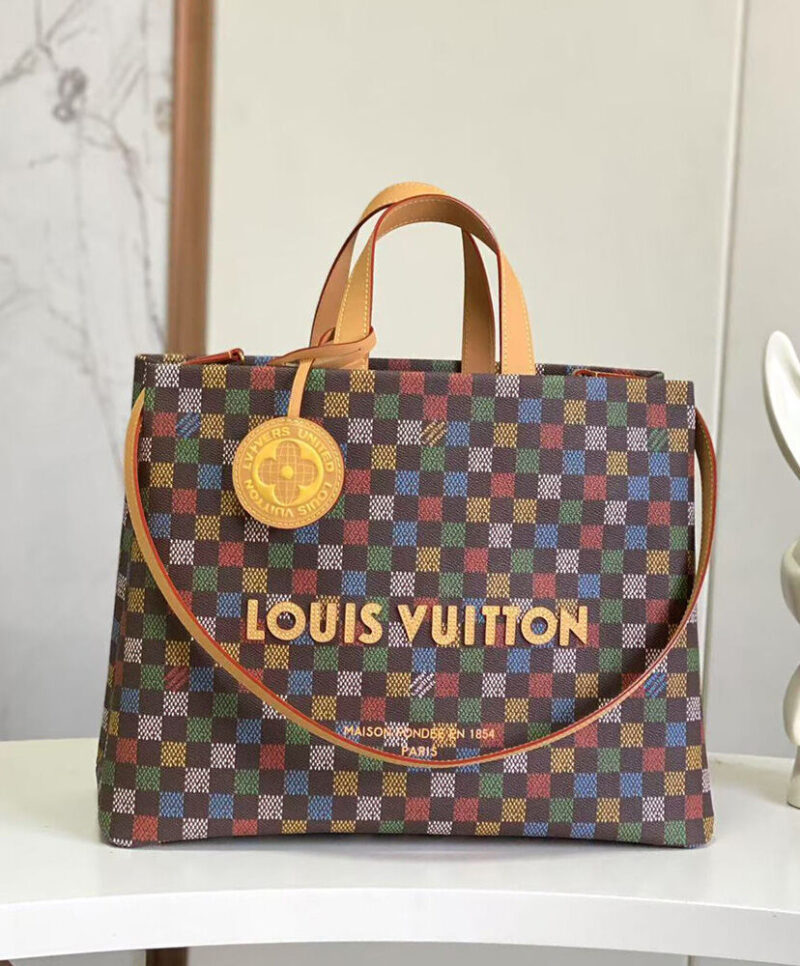 Louis Vuitton Shopper Tote MM Brown